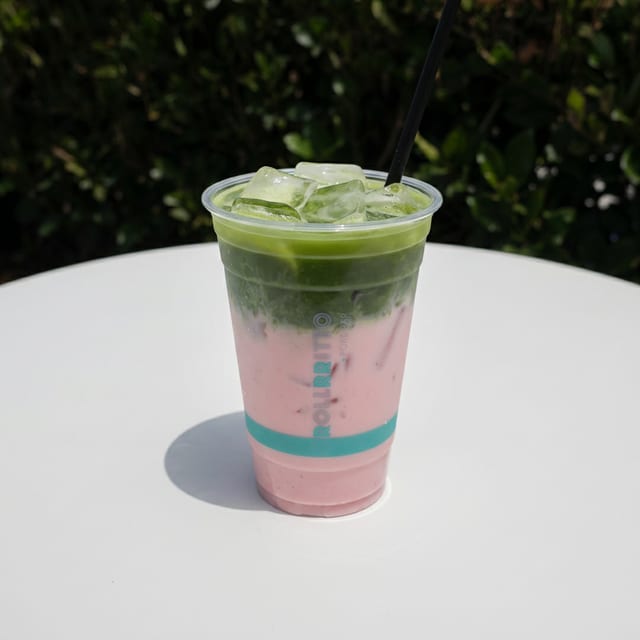 Strawberry Matcha.